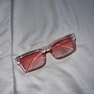 Stylish Pink Square Sunglasses